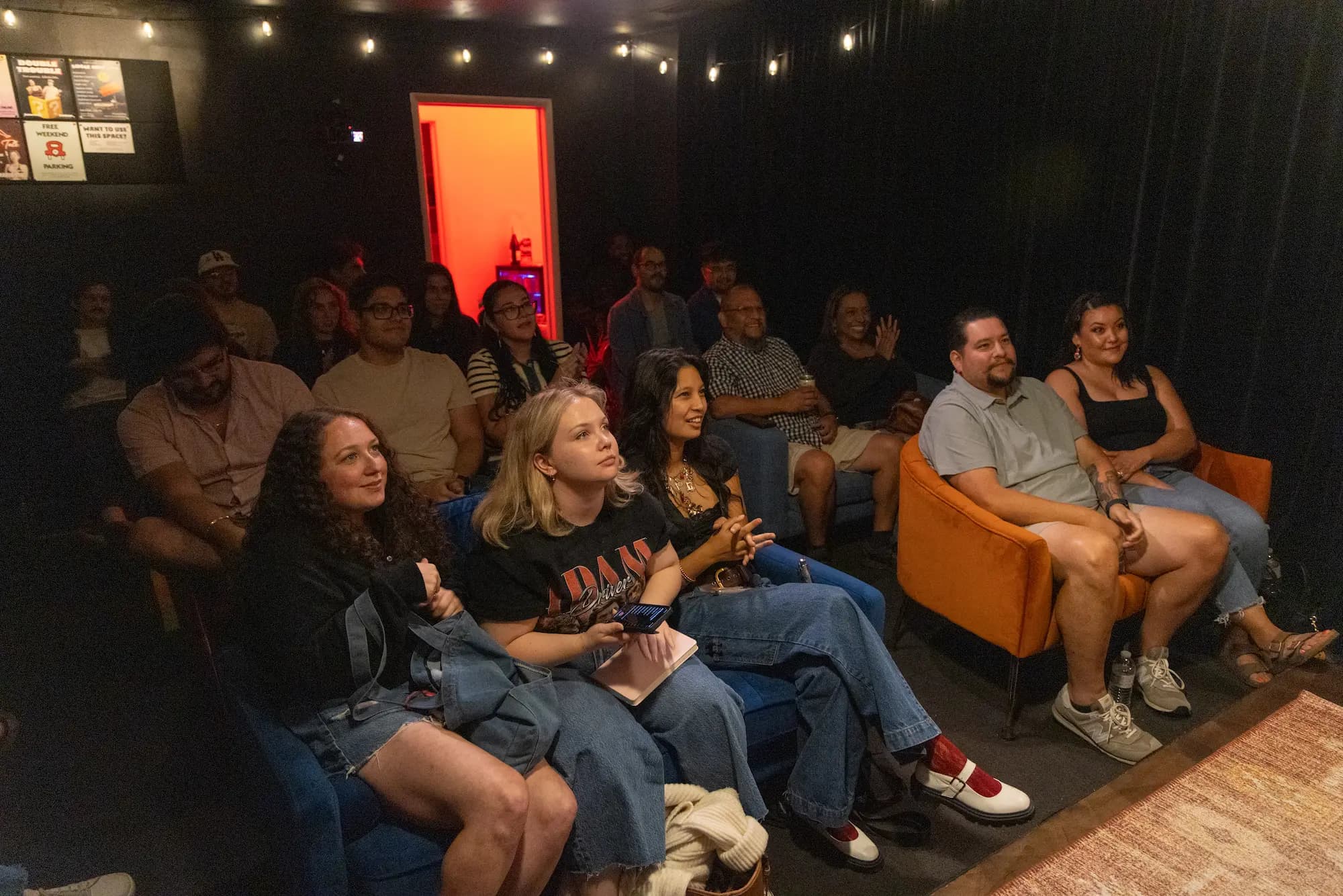 The audience at Badger Comedy