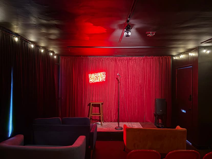The space at Badger Comedy