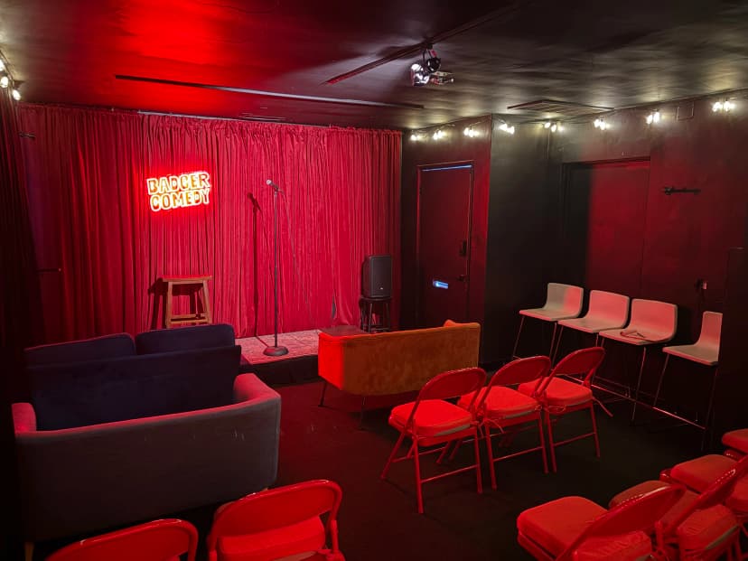 The space at Badger Comedy