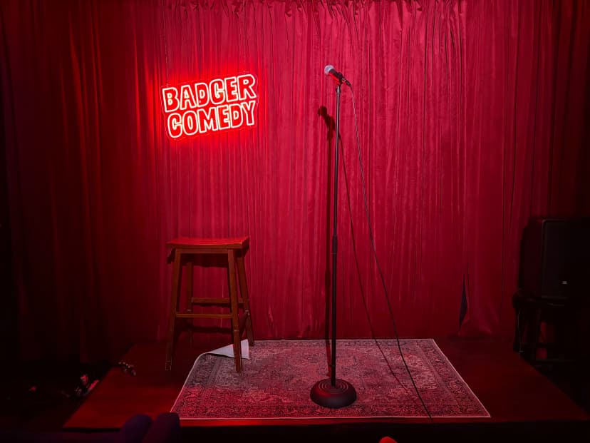 The space at Badger Comedy
